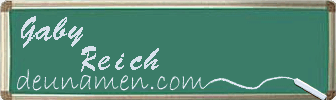 Gaby Reich Visitenkarte